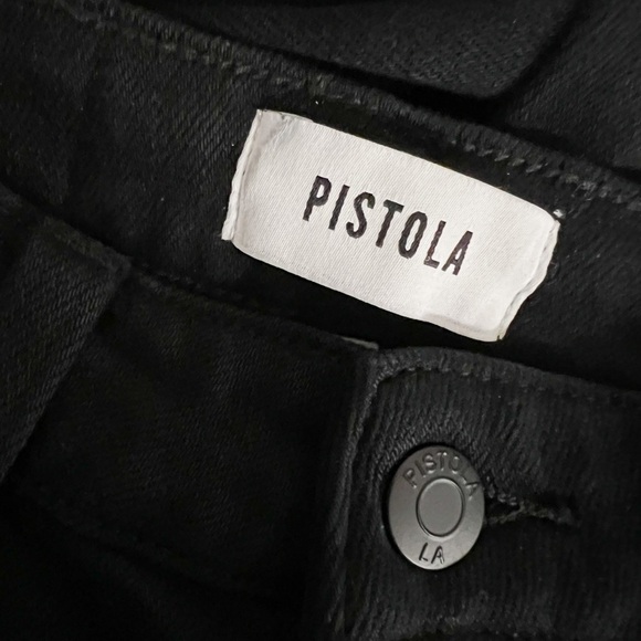 PISTOLA Teagan High Rise Vented Straight Black Sz 25 - Picture 7 of 7